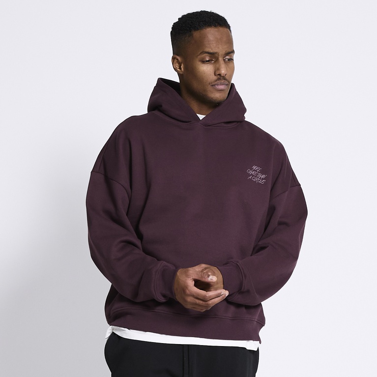 Printed hoodie "Over"